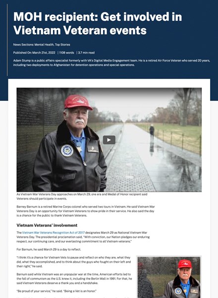 2022 VA Blog, "Vantage Point," image with link